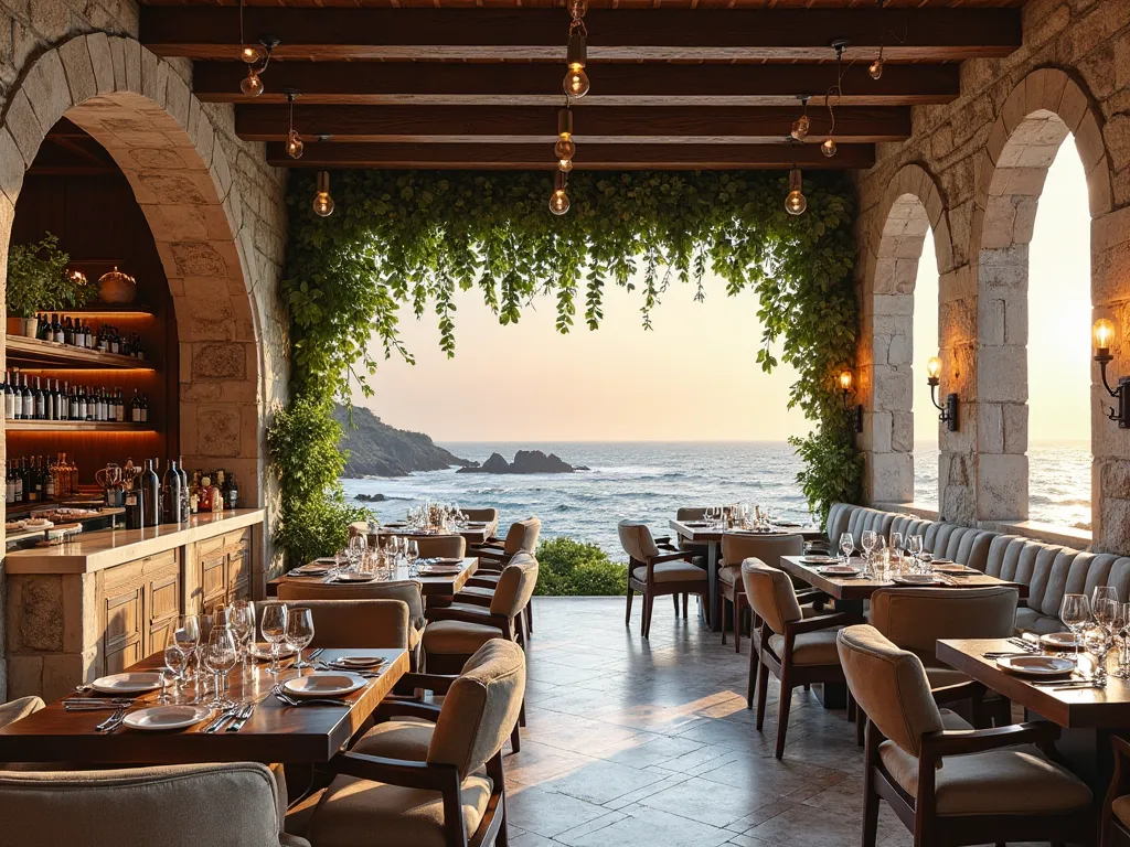 Seaside restaurant, inspired by beautiful Mediterranean coastal towns like Amalfi, Tuscany và Sicily. Open and airy designed space, make the most of natural light and the cool sea breeze.

Step into the restaurant, diners will immediately be captivated by ...