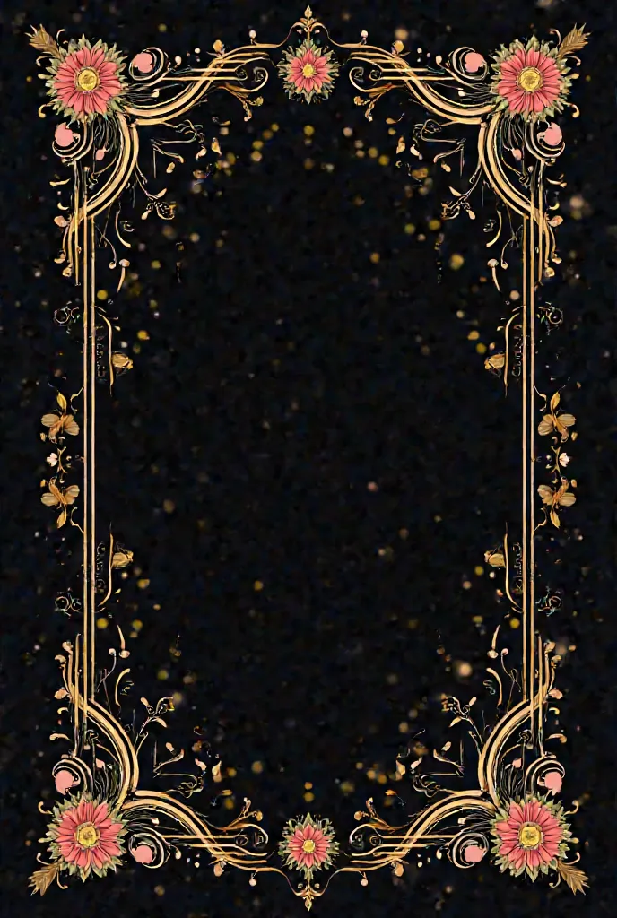 Make a Ramadan frame black color with Saharin Akther Lima name