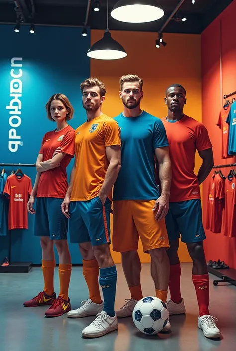 created a facebook cover photo of football clothing store Arton Sport