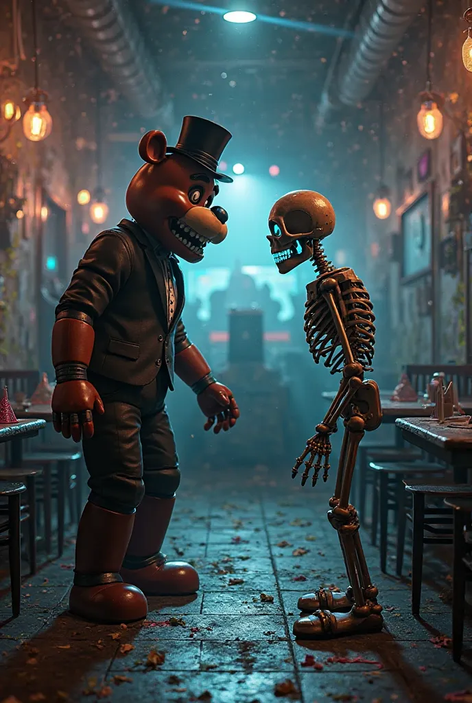 Freddy Fazbear Vs. Sans (Undertale) in the pizzeria