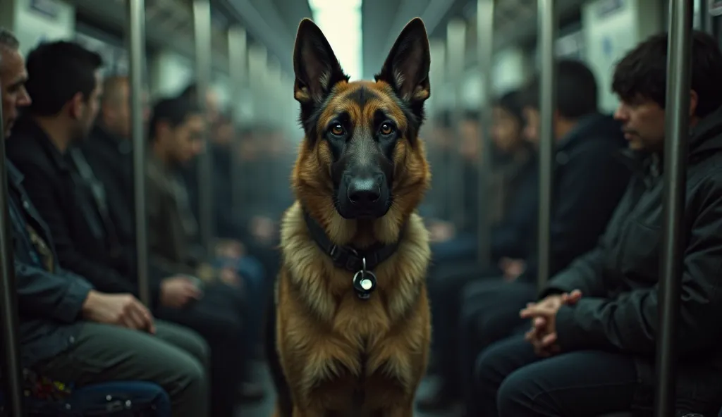 A German Shepherd Takes the Subway Every Day, and a Man Puts a Tracker—What He Finds Is Shocking