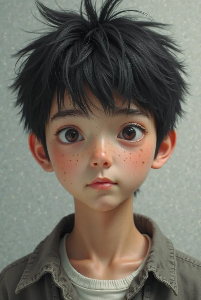  is not finely worked　Ugly　Japanese　male　 black hair　Busyku　live-action　Plain　
 youth　Small eyes　 real 　 boy　3d