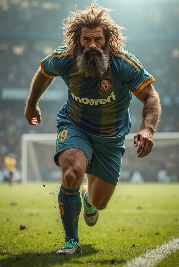  hairy soccer player with socks 