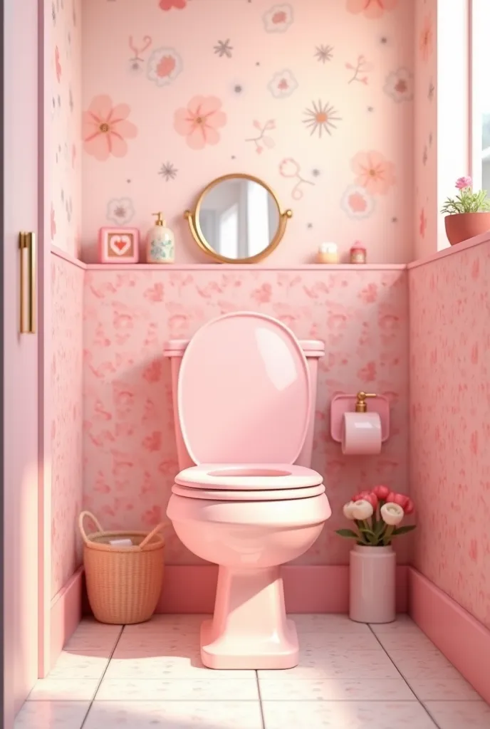 Girls Toilet Pink Comod