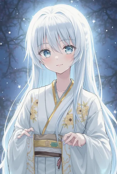 Name: Kaishiro
Appearance: Kaishiro has light and luminous skin, almost ethereal, that seem to reflect moonlight. Her hair is silver, long and flowing smoothly,  even without wind . The eyes are pale blue,  almost translucent , with pupils that dilate and ...