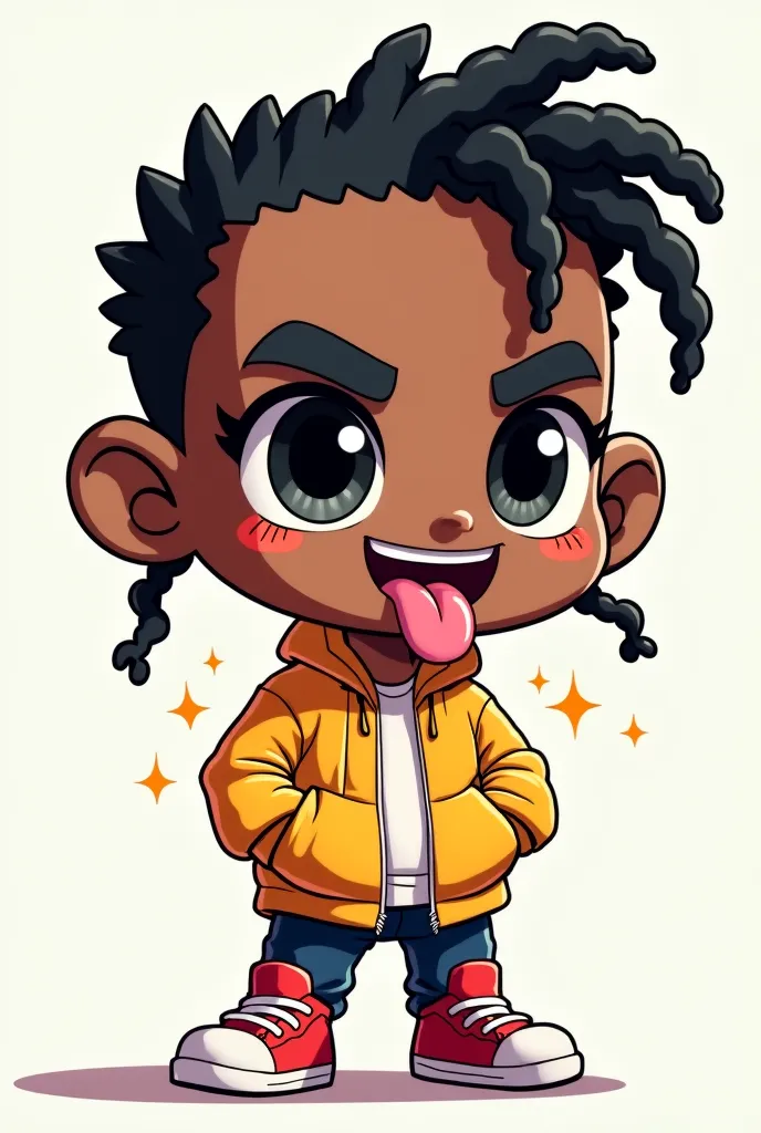 Chibi tounge out travis scott