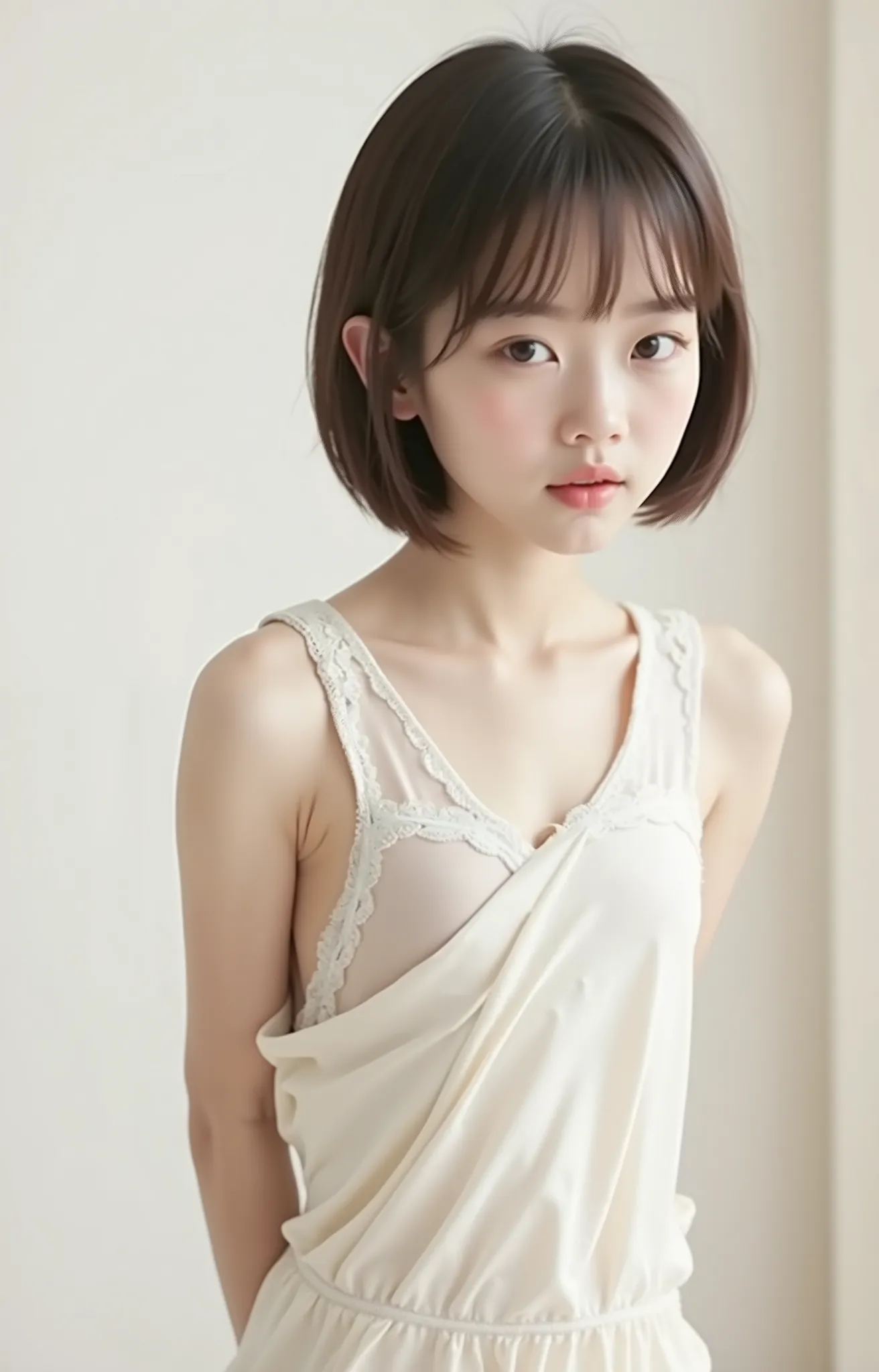  (Highest quality), (extremely detailed),realistic images、Girl Exposing Her Underwear