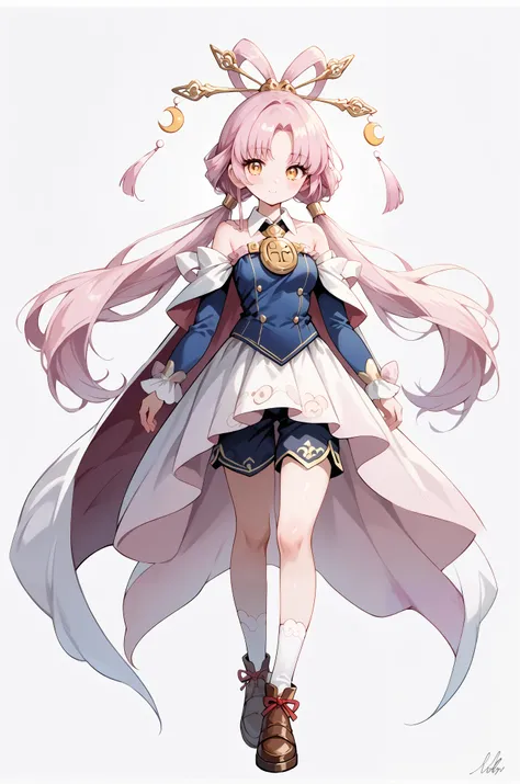 score_9, score_8_up, score_7_up, source_anime, 4K,perfect fingers,(perfect hands, perfect anatomy),prefect lighting, very aesthetic, intricate details,highly detailed background, masterpiece, high quality, best quality,
1girl,solo,fu xuan, pink hair, yello...