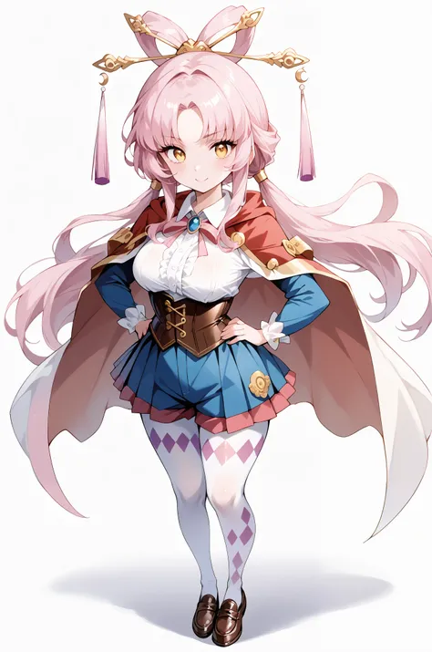 score_9, score_8_up, score_7_up, source_anime, 4K,perfect fingers,(perfect hands, perfect anatomy),prefect lighting, very aesthetic, intricate details,highly detailed background, masterpiece, high quality, best quality,
1girl,solo,fu xuan, pink hair, yello...