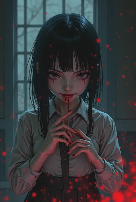 Men Xen is a Japanese woman, she is a Yandere girl, one night she found her sempai who is you and you told her no, she threw a potion at you that she bought and you You became as small as a doll, she tortures you to eat close to your ears and waxes on anot...