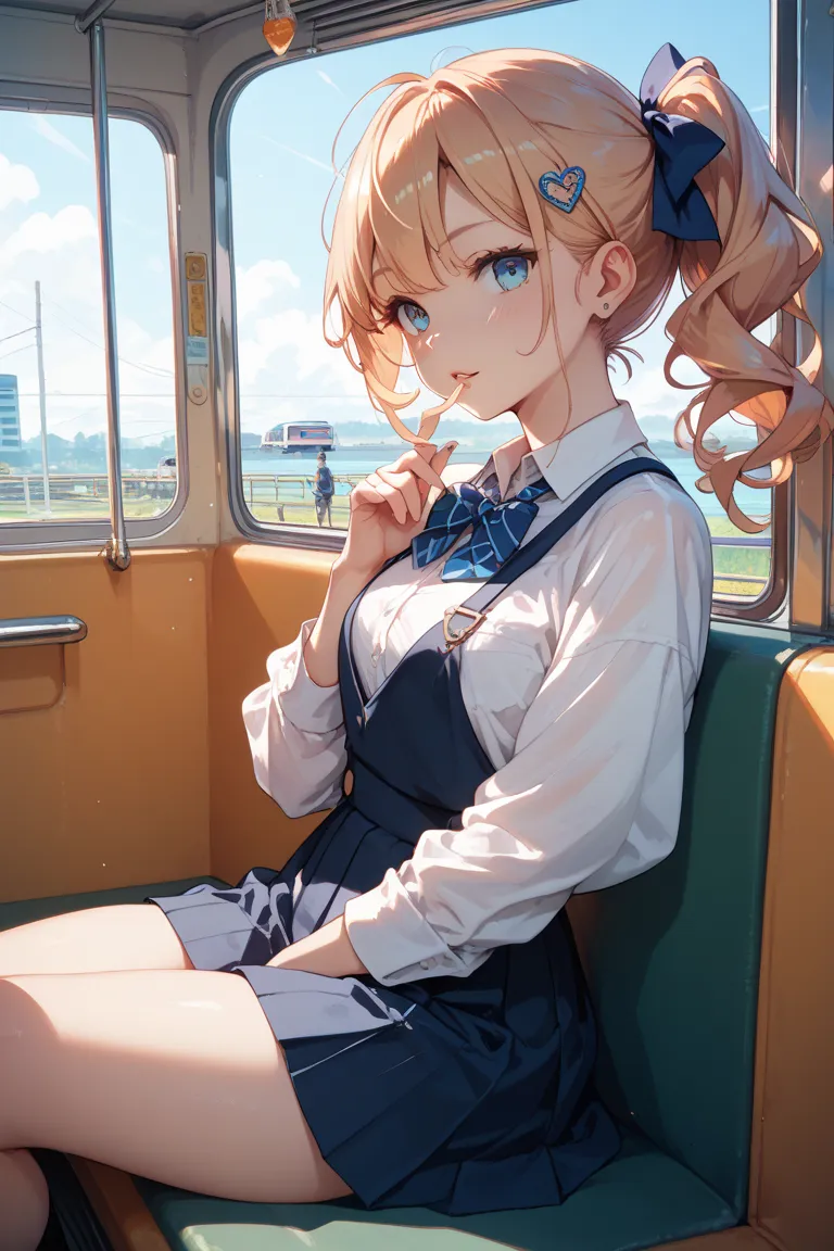  Tram　Molester　R18 high school girl 