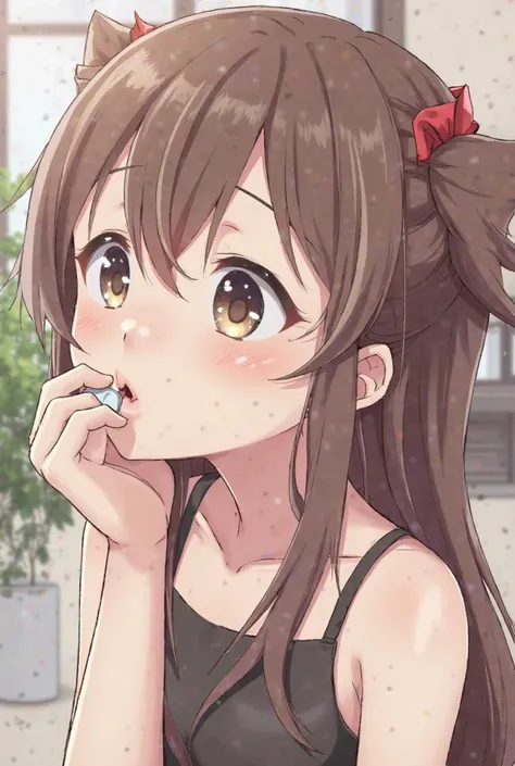 Anime girl giving a blowjob