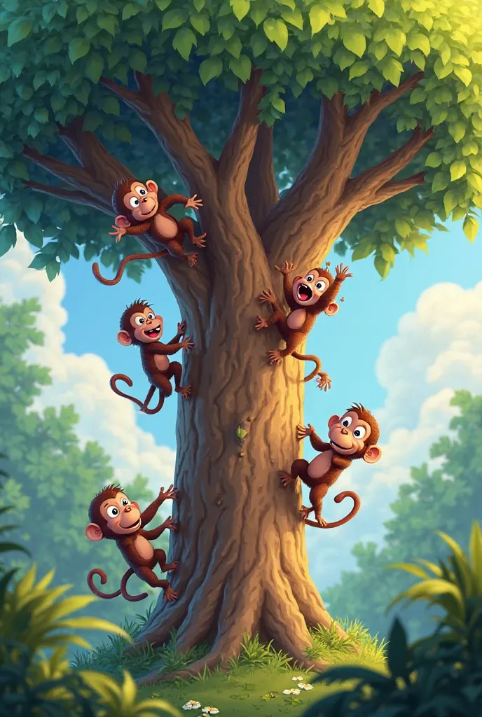 Make it easy to understand that monkeys also fall from trees in a quiz format