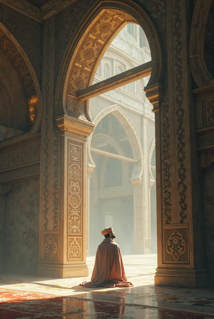 prayer in the mosque