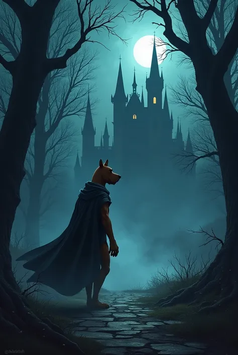 ### Prompt de *Dark Fantasy* para Scooby-Doo:

*Imagine um Scooby-Doo In um mundo de *Dark Fantasy*, where he wears a dark cape, made of the skins of mystical creatures and magical fabrics that glow dimly under the moonlight. Your eyes,  now more penetrati...