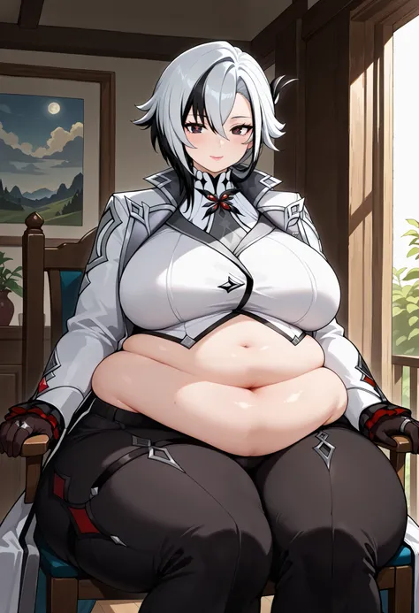 score_10,score_9,score_8_up,score_7_up, masterpiece, best quality, lighting, pale skin, detail eyes, ferpect eyes,
1girl,
solo,
Short hair,
breasts,
looking at viewer,
closed mouth,,
Black eyes,
singel sleeves
medium breasts,
(Sitting:1.5),
,white hair,
bl...