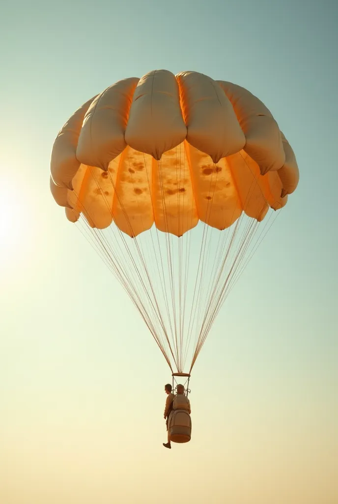 parachute made from pita bread