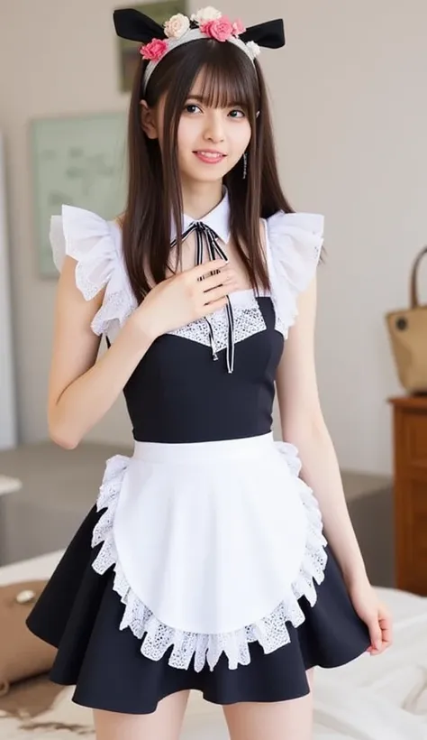 real
Japanese women
maid clothes
miniskirt