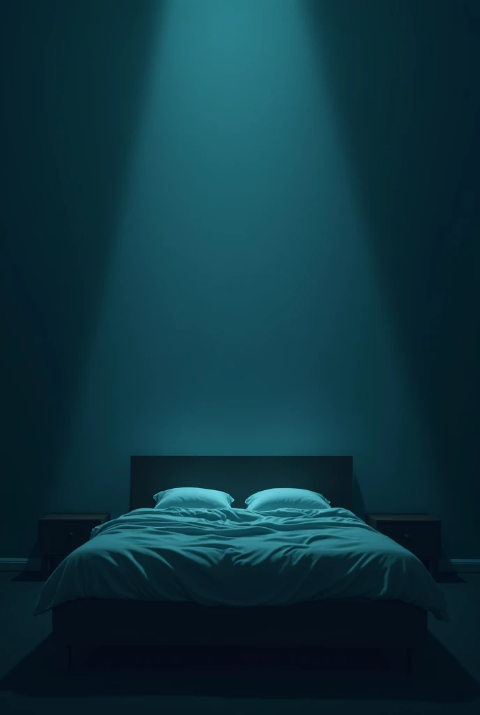 Emotional atmosphere of a room with a bed loneliness