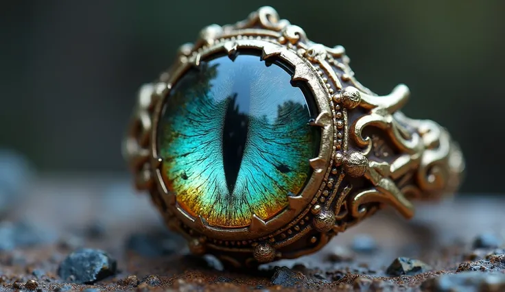 Dragon's eye turned into a ring