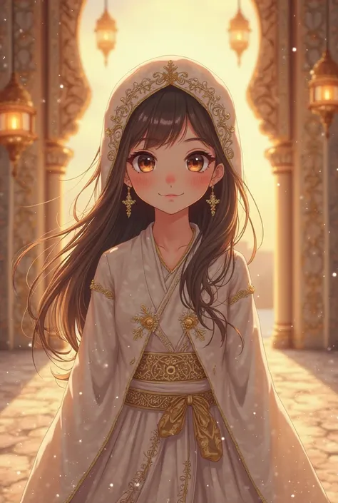 Anime girl in Ramadan