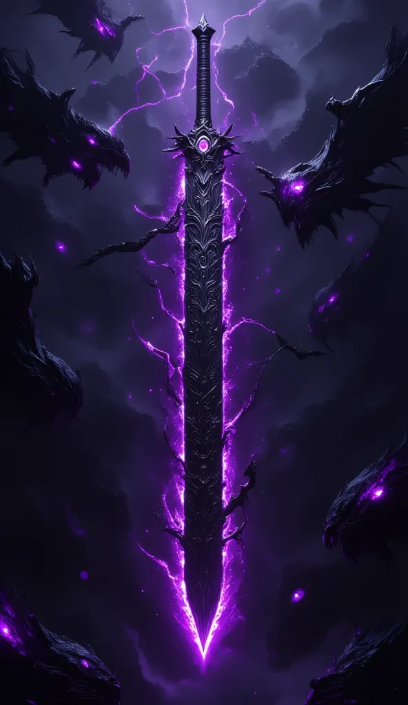 **The Voidfang Blade**

Forged from a dying star, the Voidfang Blade is an obsidian-black sword with a violet-glowing edge that slices through reality. Its hilt, wrapped in rune-etched leather, binds to the wielder’s soul, pulsing with their heartbeat. Eac...