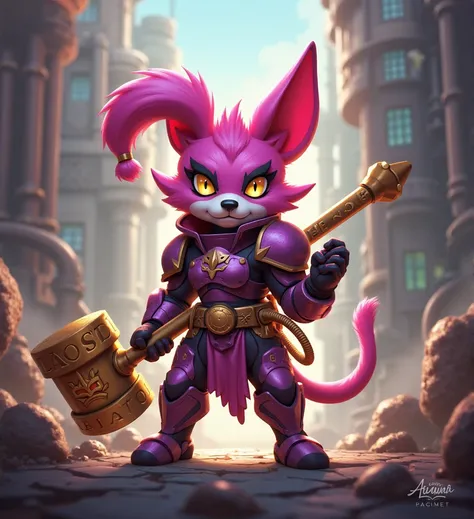 criar o poppy de arcane league of legend 