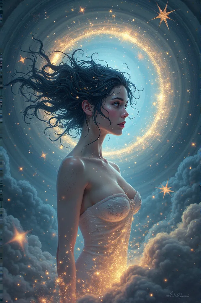 1. Body Appearance Hazy, ethereal form : The Stargazer's body has no defined shape. Instead, it dissolves into cosmic glow and smoke, but in its most visible forms: Twinkling eyes: The eyes are one of the central points, shining with an intense star shine,...