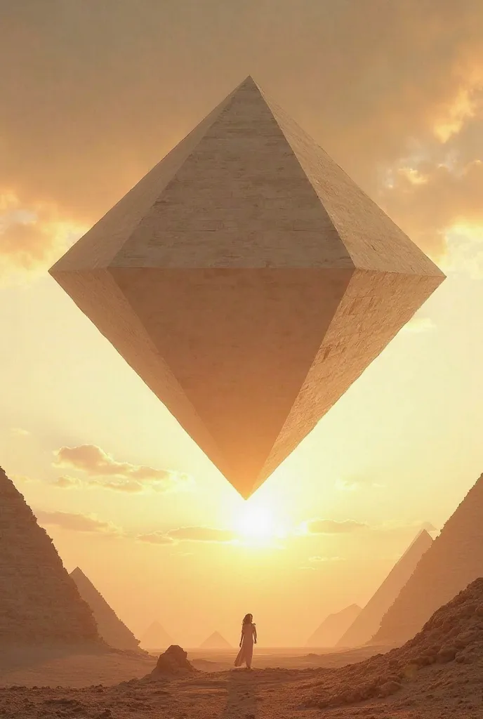 "The pyramids are upside down."