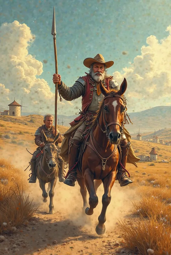 Don Quixote and Sancho  