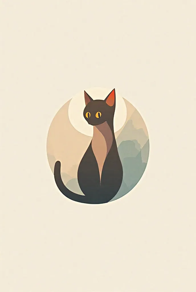 I need a logo for the/cat cafe site.  minimalistic, business, but stylish and modern, no extra. app There must be a cat. To make it even more interesting and original