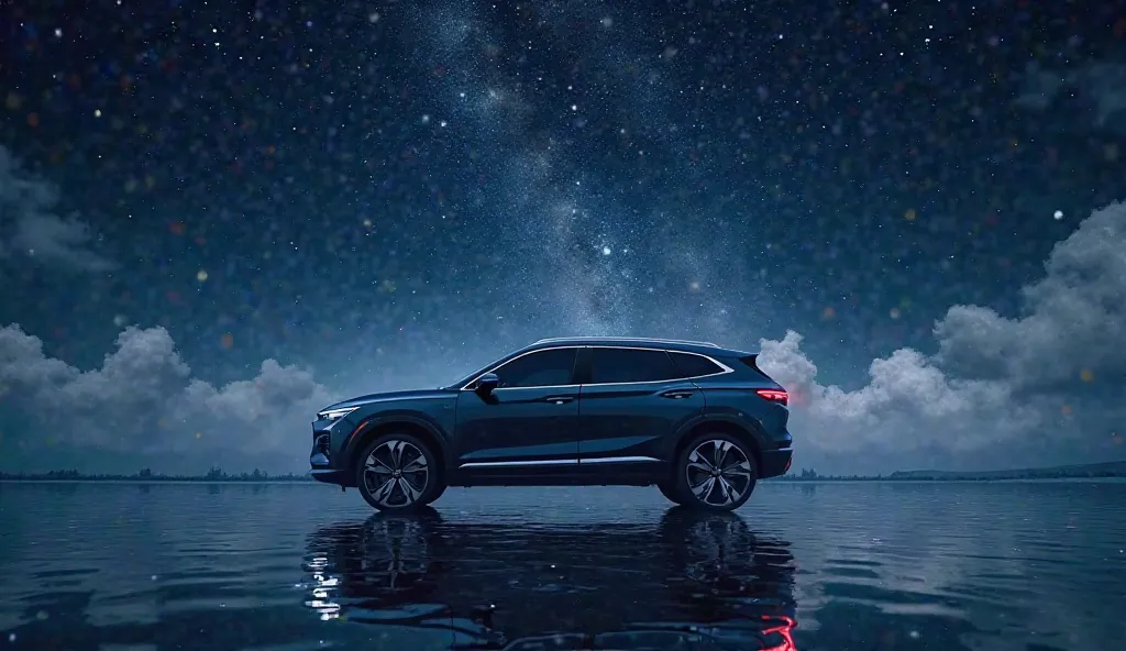 
Hyundai Alcazar starry night colour back pic 