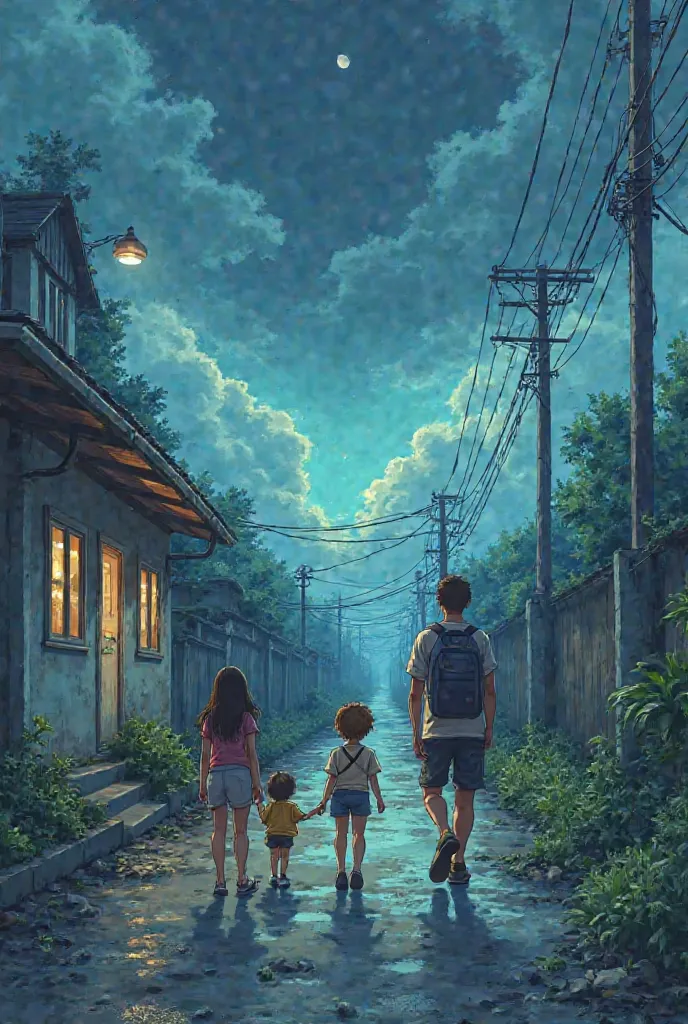 But one day, there was a strong storm in their area. Their house Timmy was damaged and they were homeless. Timmy's whole family with mom, Dad and sister were forced to evacuate to an evacuation center. anime