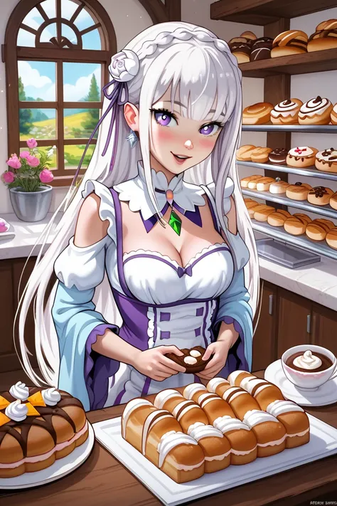 Rezero、 Emilia、Bakery、sex