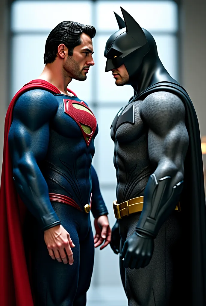 Superman e Batman na academia, big pecs, henry cavil, ben afflek, large pecs, gigantic pecs, shaosrts curtso, cinematicos, sharfp fucus