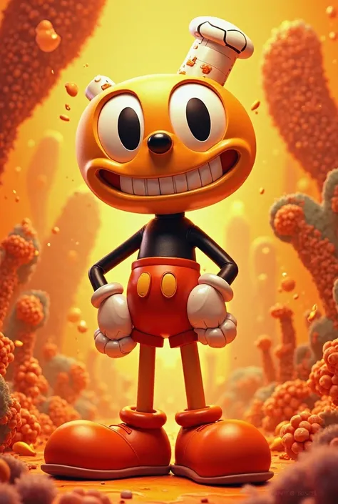 Make me orange cuphead character