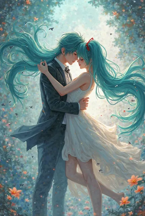 Hatsune Miku having intense sex