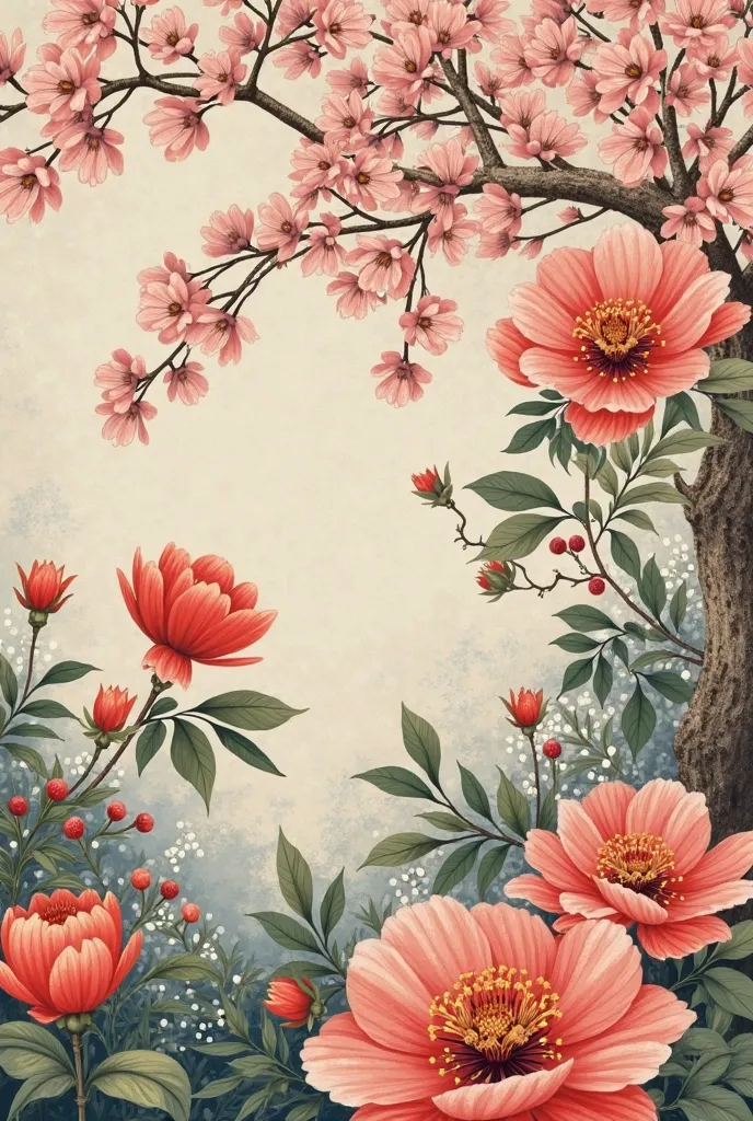 Spring in Japan from fabric  