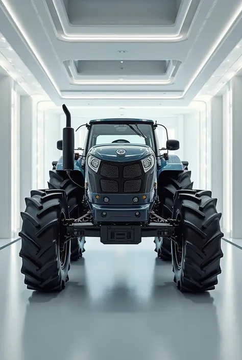 M F 9500 mini tractor front view HD showroom 