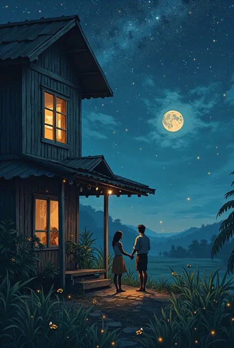 The humid night air hung heavy with the scent of sampaguita and the promise of rain. Fireflies blinked like scattered stars among the rice paddies, their tiny lights mirroring the countless celestial bodies above. Miguel, his heart hammering a rhythm only ...