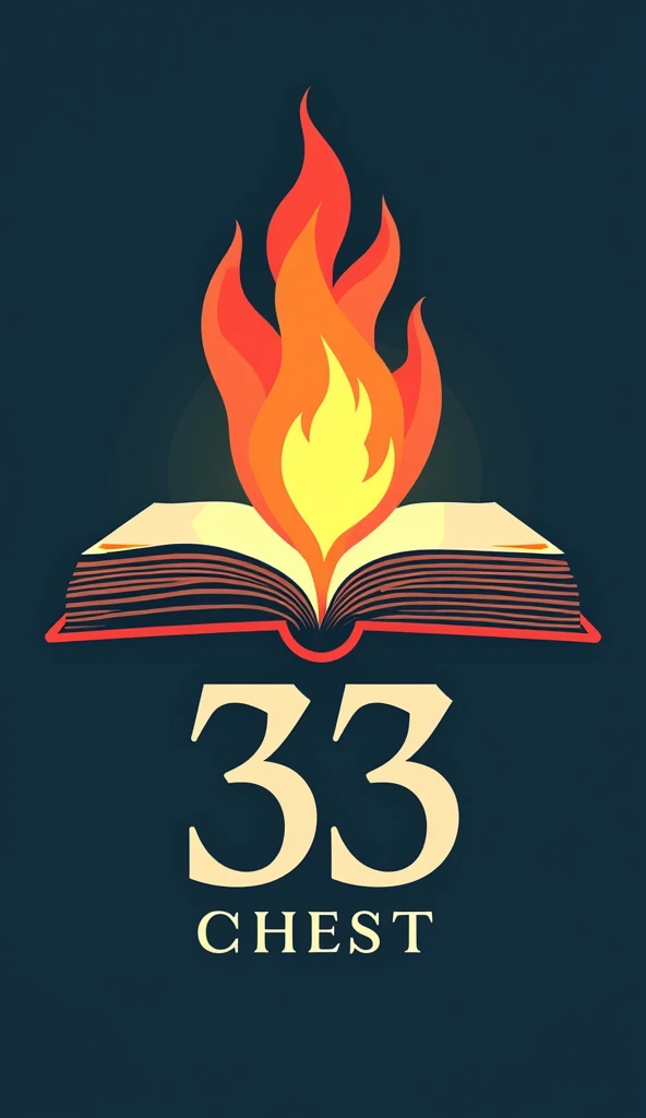 Create the best logo you can using an open bible, a flame of fire, and the initials C O N G R E G A Ç A O - B O A S N O V A S - AREA 33