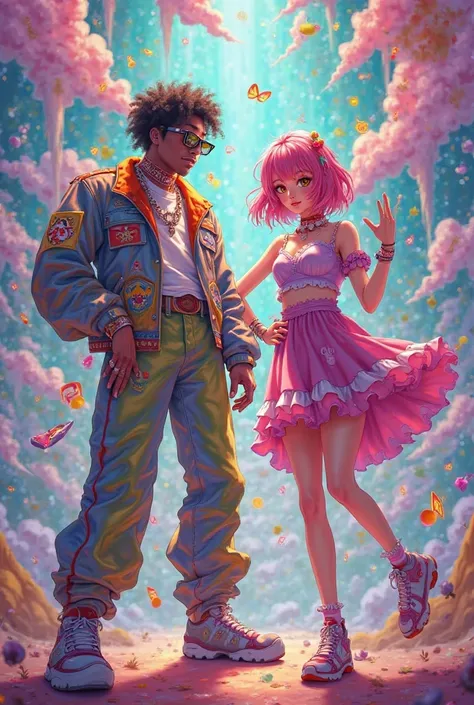 Tyler the creator and miyu sakurada from d4dj 