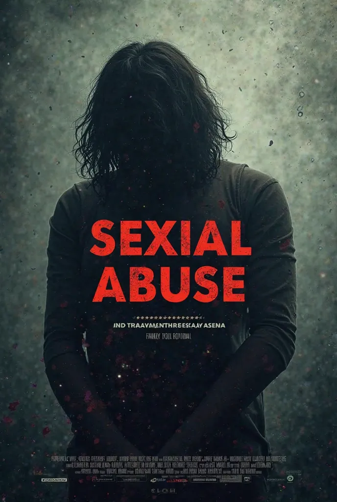 Create a poster about sexual abuse