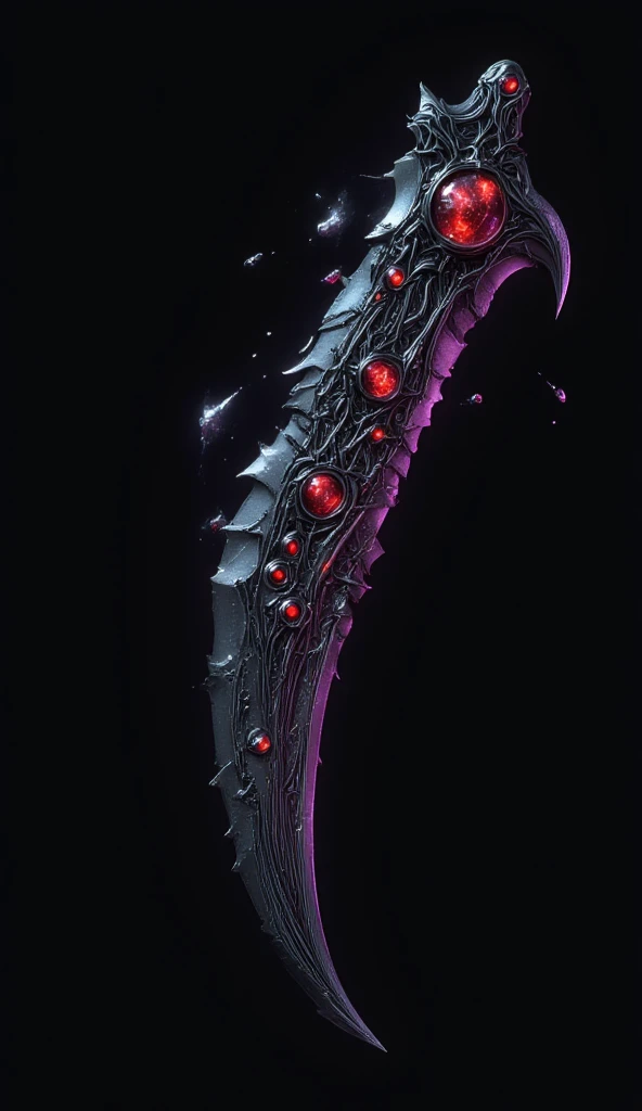 **The Soulrender Dagger**

The Soulrender Dagger is a sleek, curved blade forged from shadowsteel, its surface shimmering with a dark, iridescent glow. The blade’s edge is unnaturally sharp, and faint, ghostly whispers emanate from it when drawn. Its hilt ...