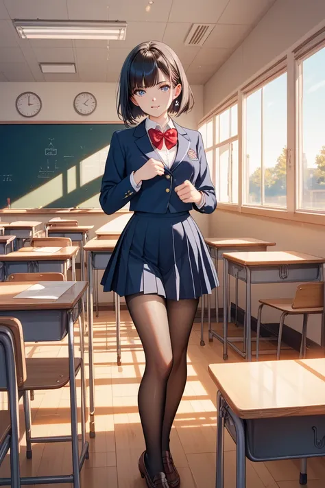 girls　　uniform　black tights　　sex　anime