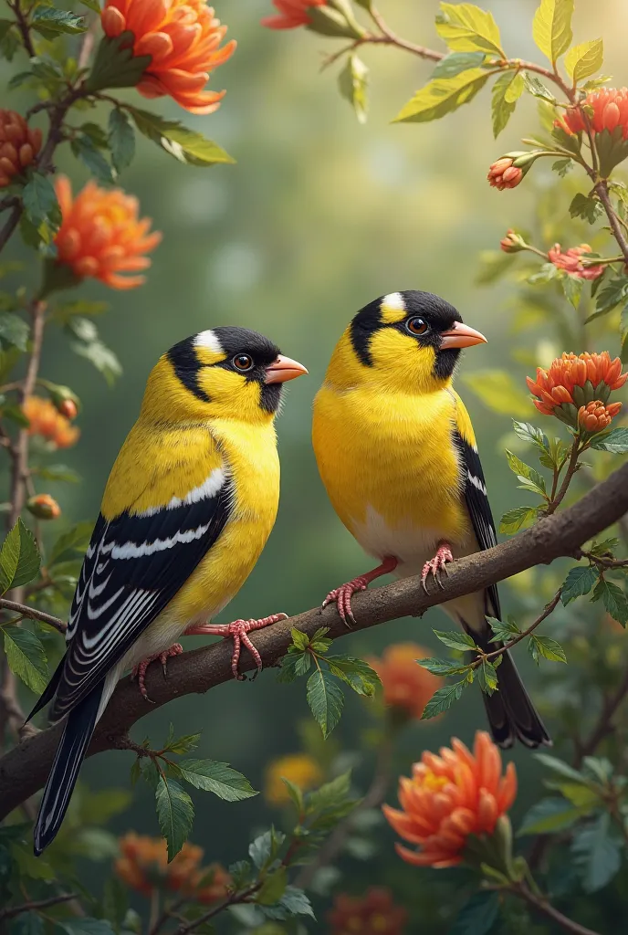 Goldfinches 