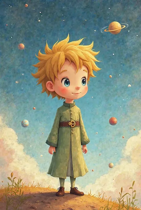 THE LITTLE PRINCE SHOULD BE FACING IN FRONT. 