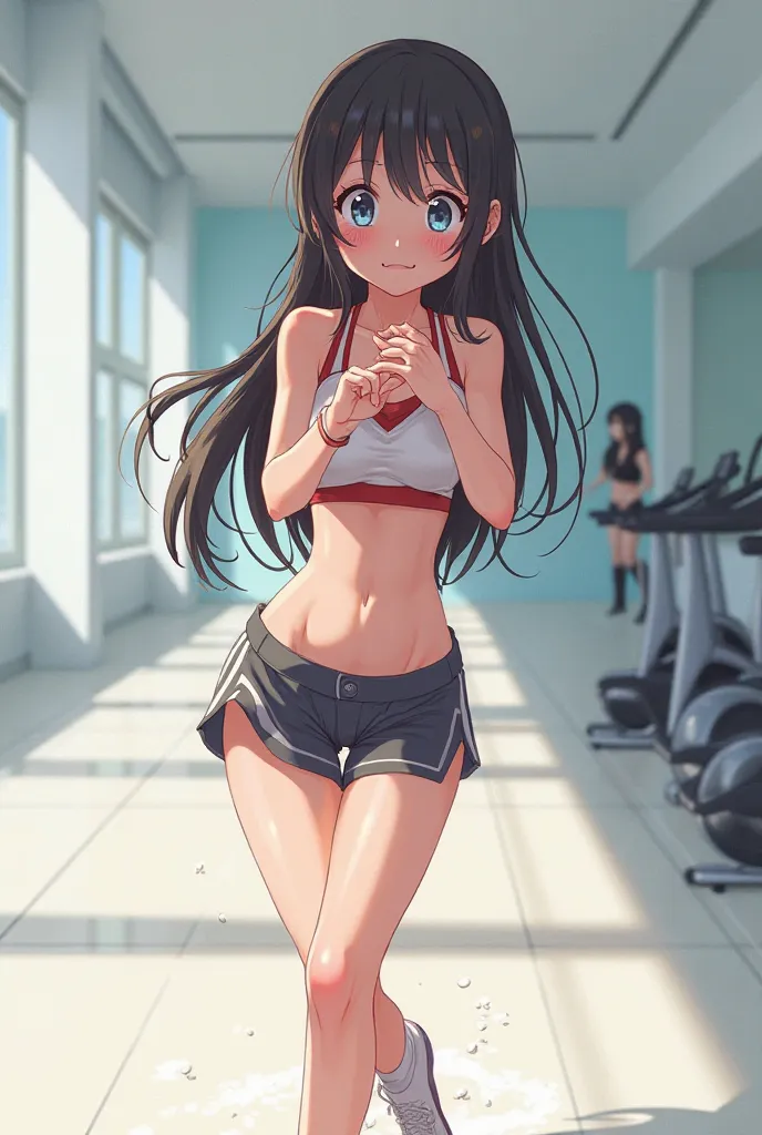 Anime girl who pooped while exercising