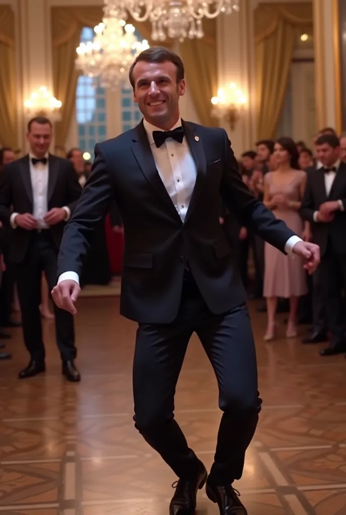 Une vidéo de Macron entrain de danser 