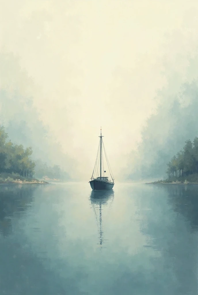 Silent ship poetry in the style of impressionism 